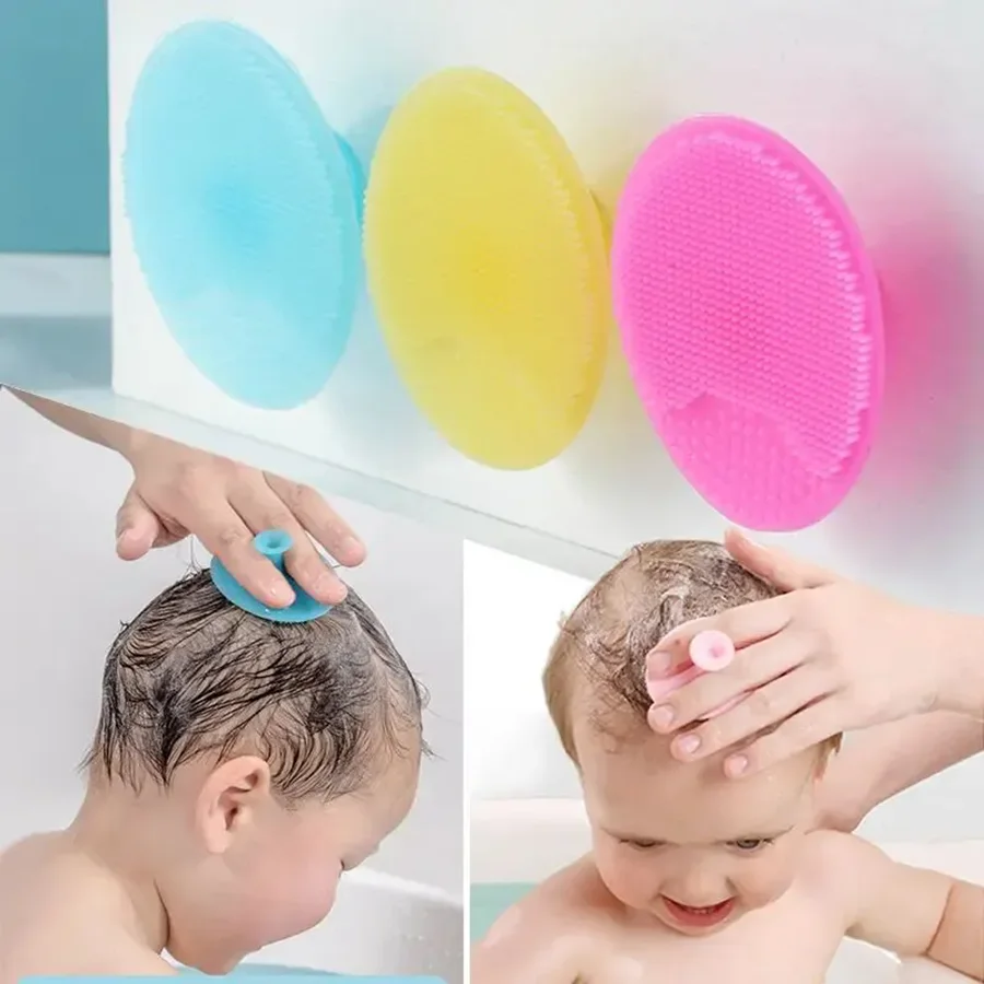 Hair Care For Baby - Silicone Shampoo Brush for Baby Infant