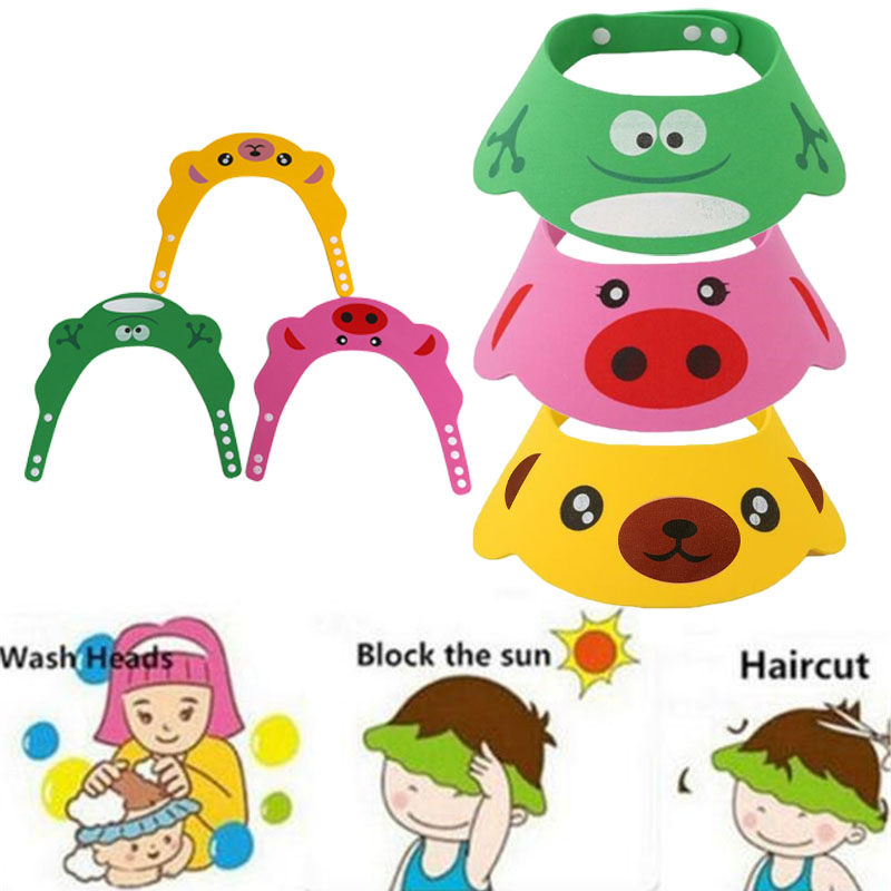 Hair Care For Baby - Adjustable Baby Shower Hat Toddler Kids