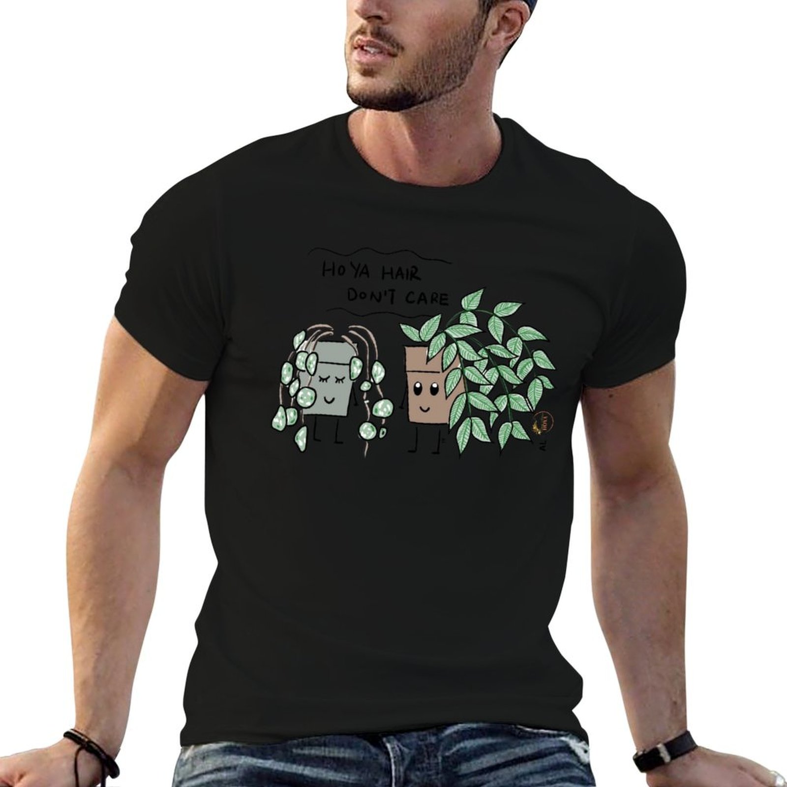 Hair Care Illustration - Hoya Hair, Don't Care cute illustration