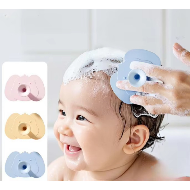 Hair Care For Baby - Baby Silicone Shampoo Brush Hair Comb