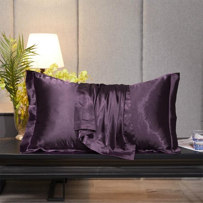 Satin Pillowcase Silk - K3NA 1Pc 55x85cm Imitation Silk Satin