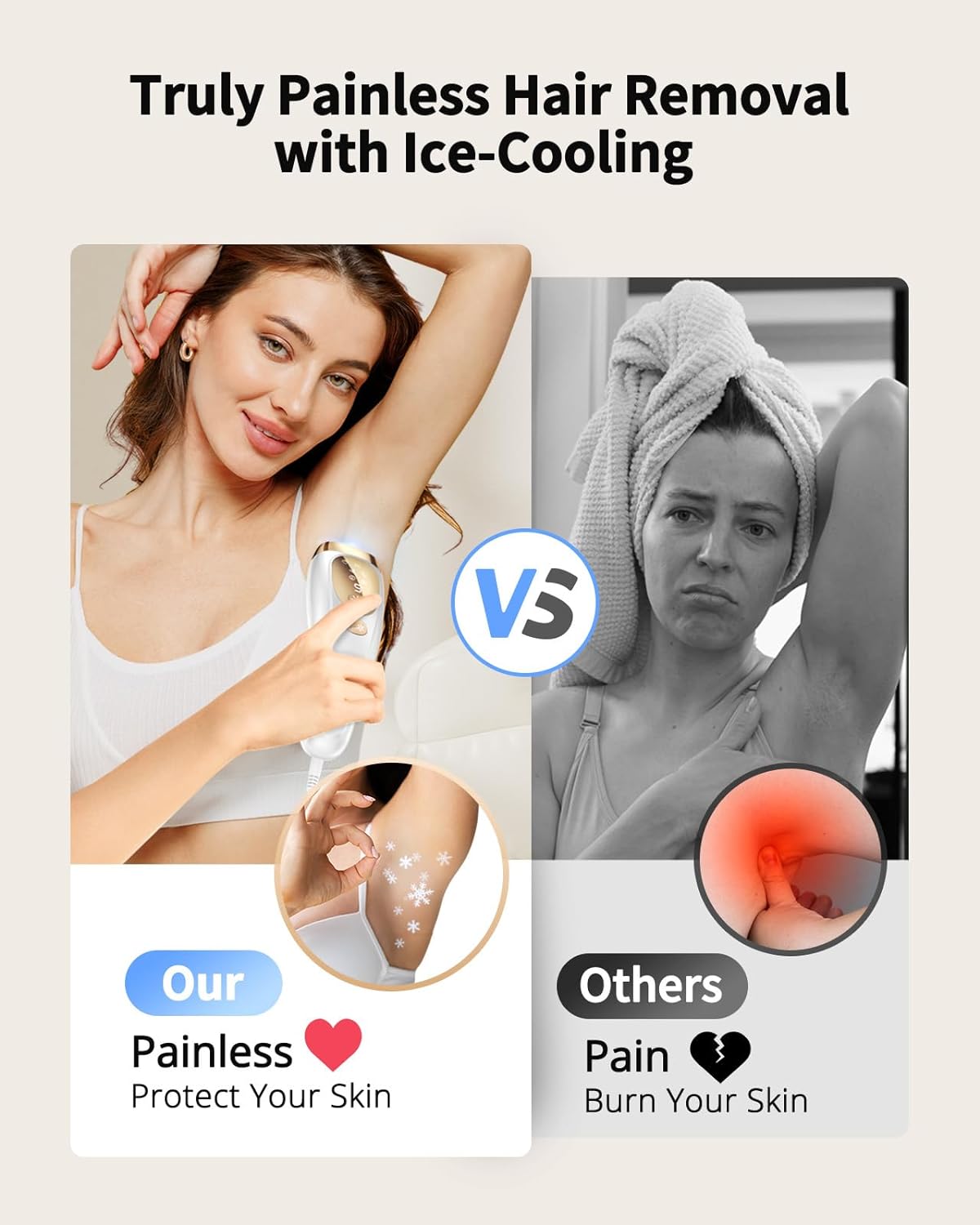 Laser Hair Removal with Ice Co - огляд і ціна Hair Care Or Haircare