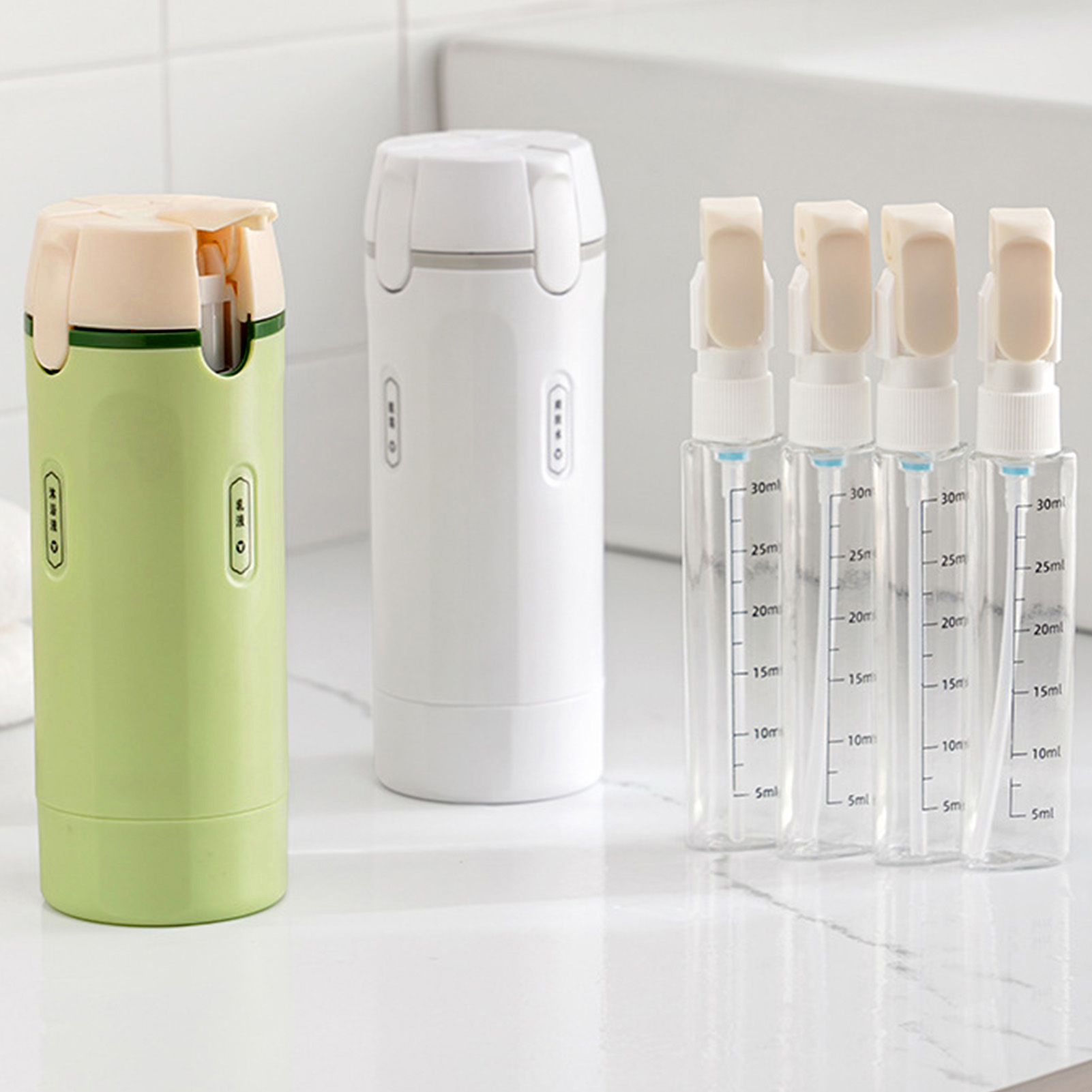 4-in-1 Travel Liquid Dispenser - огляд і ціна Dry Shampoo Travel