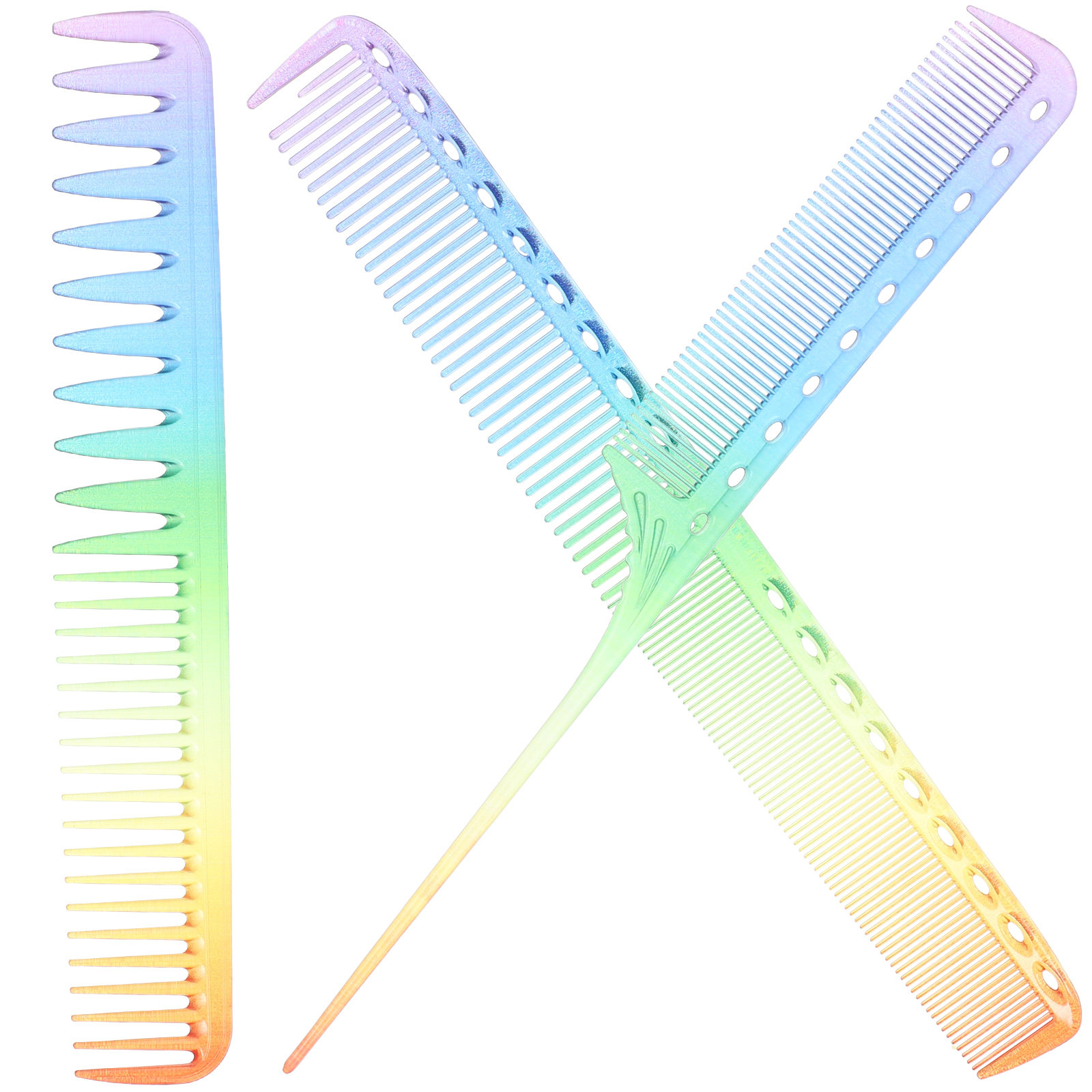 3Pcs Barber Comb Hairdressing  - огляд і ціна Hair Care In Salon