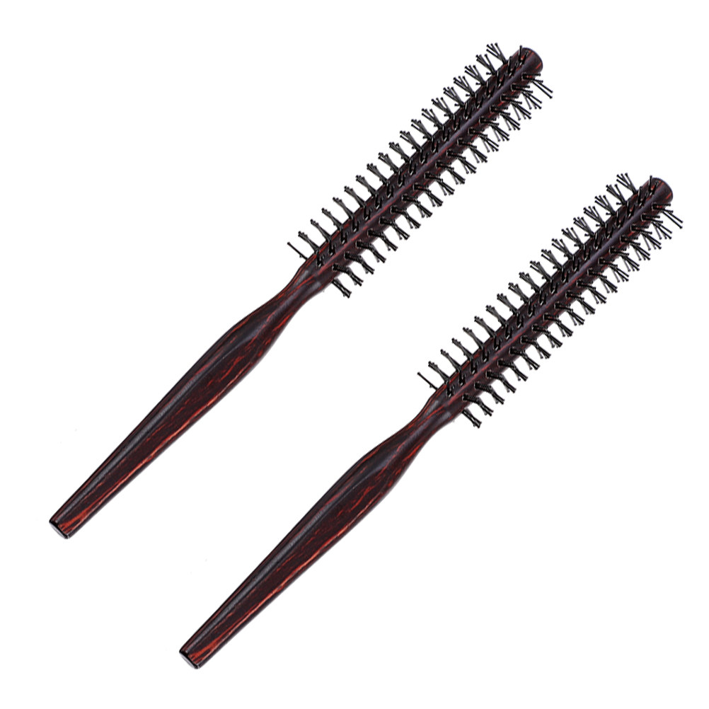 2Pcs Wood Round Hair Brush Cur - огляд і ціна Hair Care In Salon