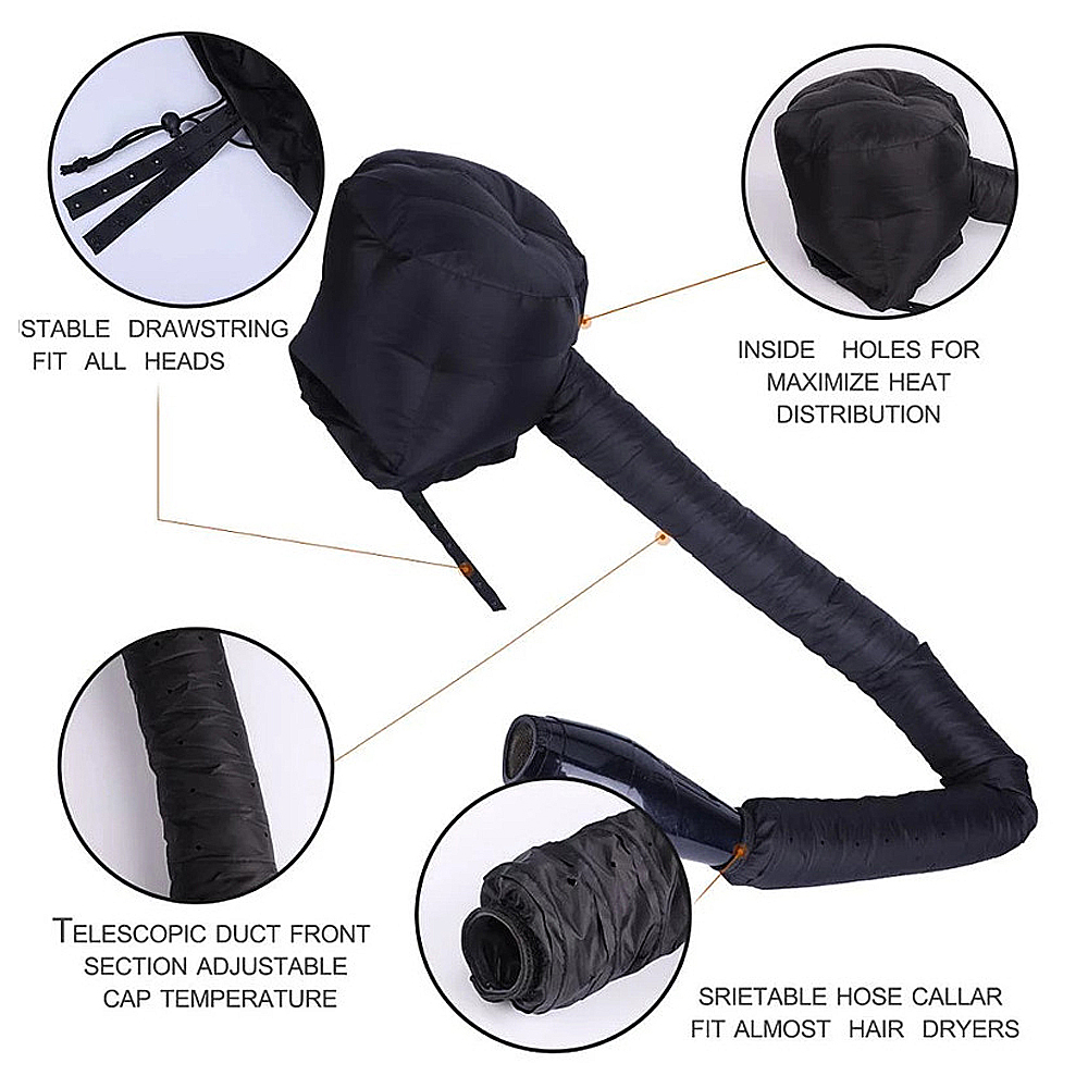 Hair Dryer Steamer Cap Reusabl - огляд і ціна Hair Care In Salon