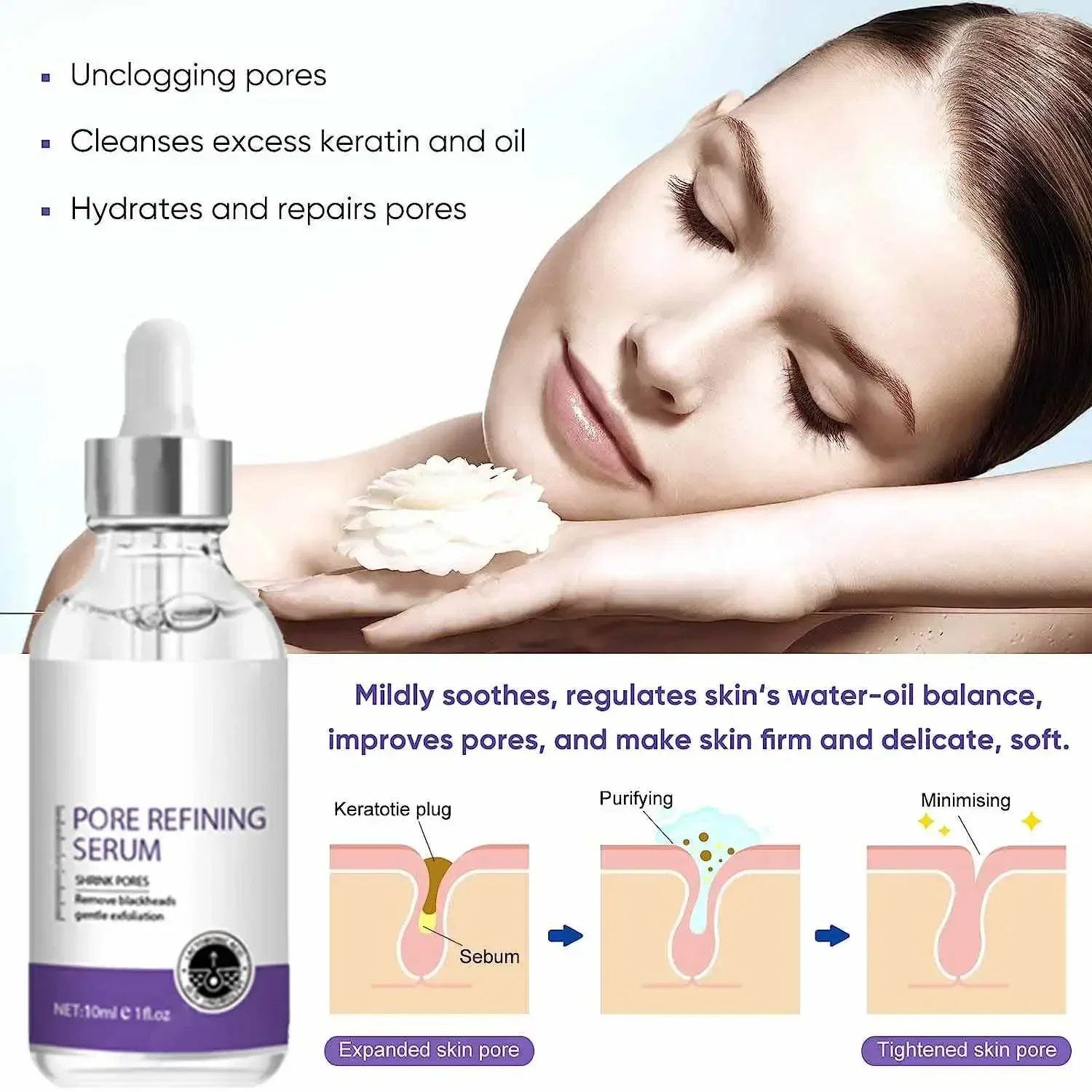 3nd Skin Texture | Pore Refini - огляд і ціна The Ordinary Serum Hyaluronic Acid