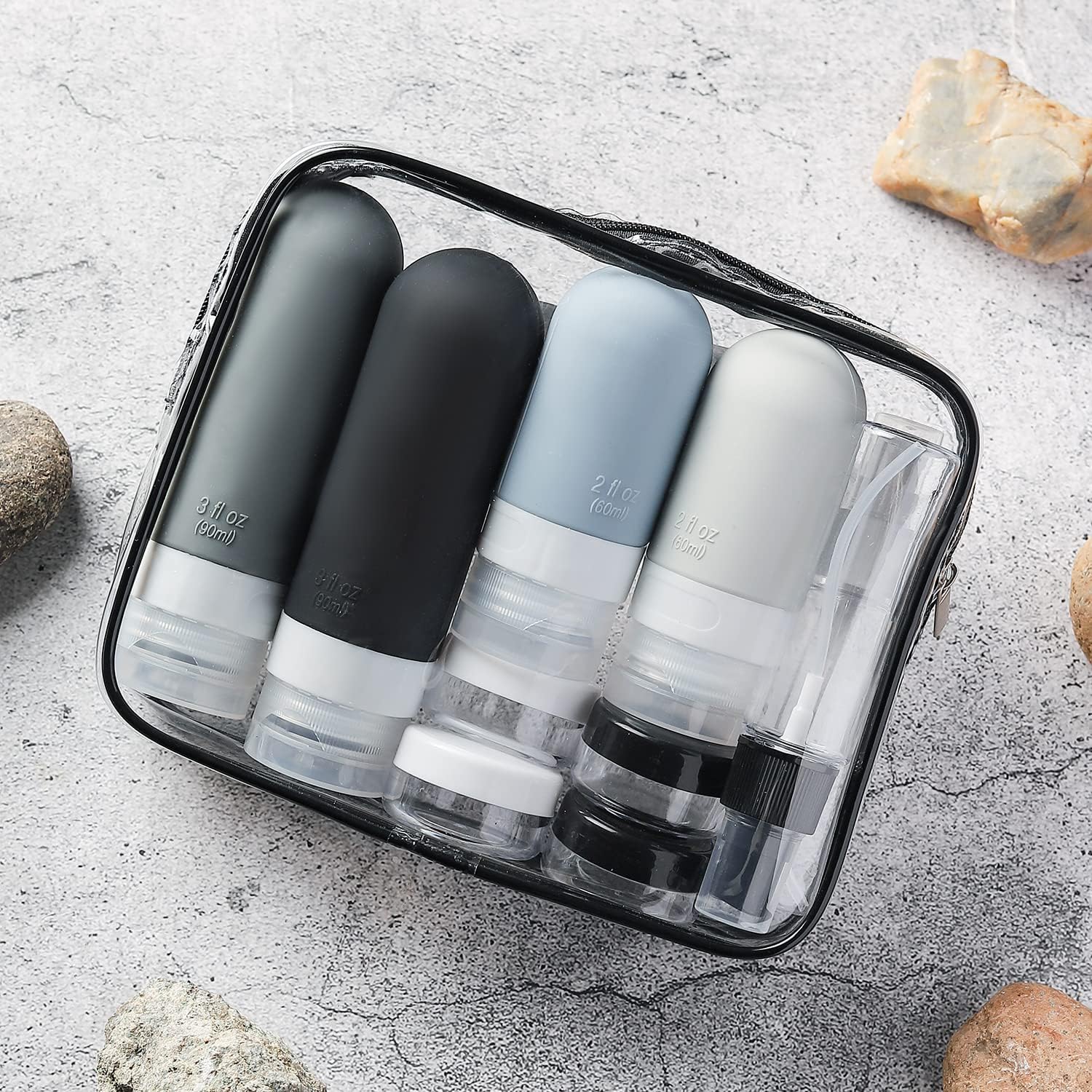 16Pcs Travel Containers Leak-P - огляд і ціна Dry Shampoo Travel