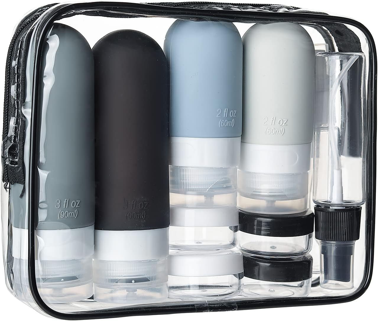 16Pcs Travel Containers Leak-P - огляд і ціна Dry Shampoo Travel