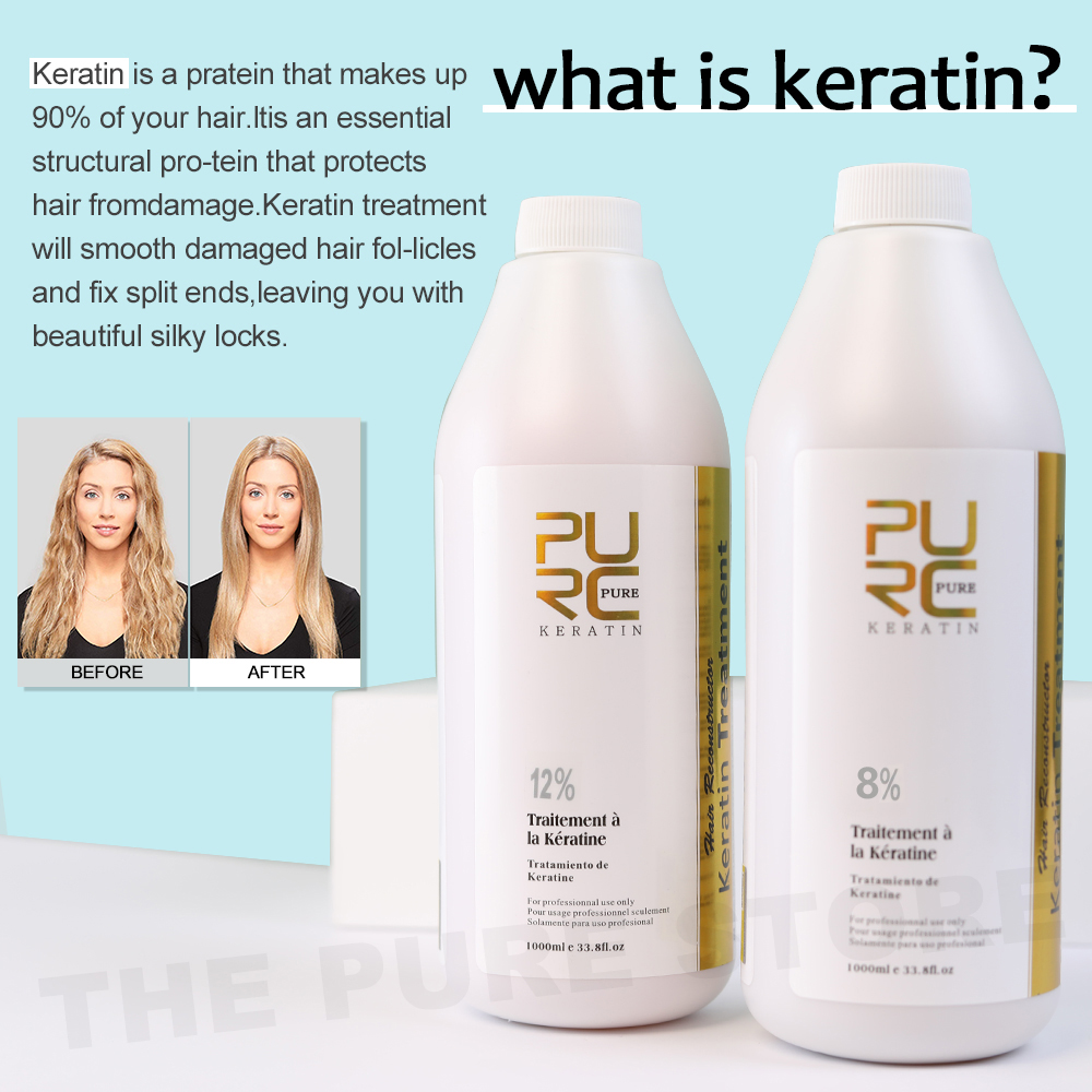 PURC 8% Keratin Smoothing Trea - огляд і ціна Hair Care In Salon