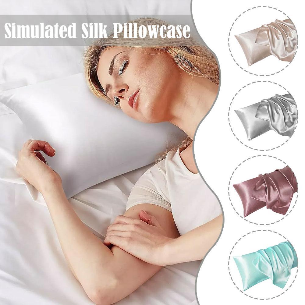 Luxury Satin Pillow Case For H - огляд і ціна Satin Pillowcase Silk