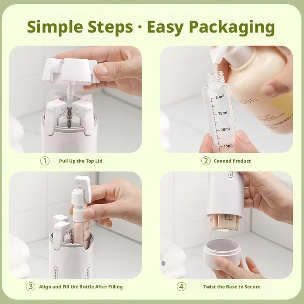 4pcs 30ml 4-in-1 Rotating Trav - огляд і ціна Dry Shampoo Travel