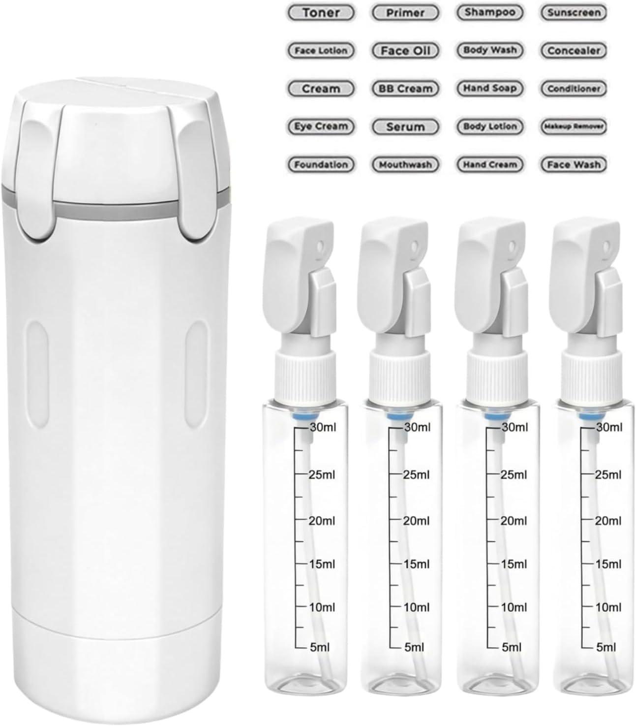 4 In 1 Travel Dispenser Portab - огляд і ціна Dry Shampoo Travel