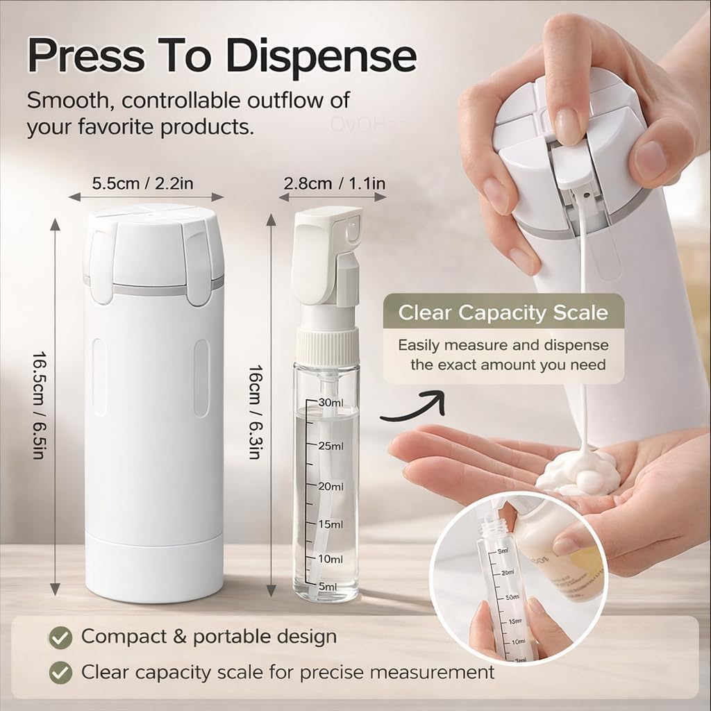 4 In 1 Travel Dispenser Portab - огляд і ціна Dry Shampoo Travel