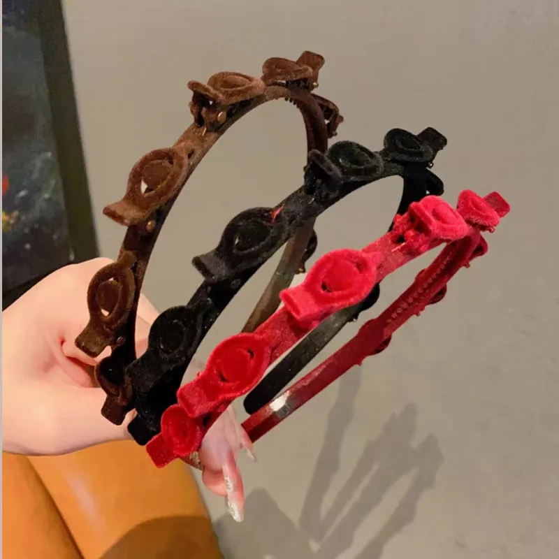 1/3 Pcs Flocking Braided Headb - огляд і ціна Hair Care For Baby