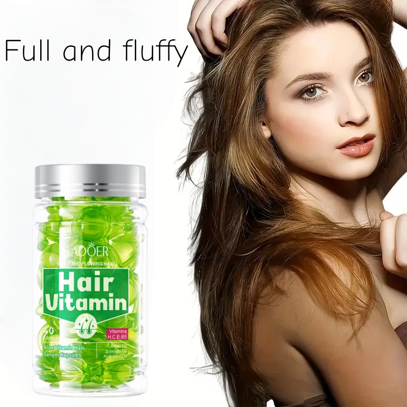 40Pcs Aloe Vera Vitamin Hair C - огляд і ціна Hair Care With Aloe Vera