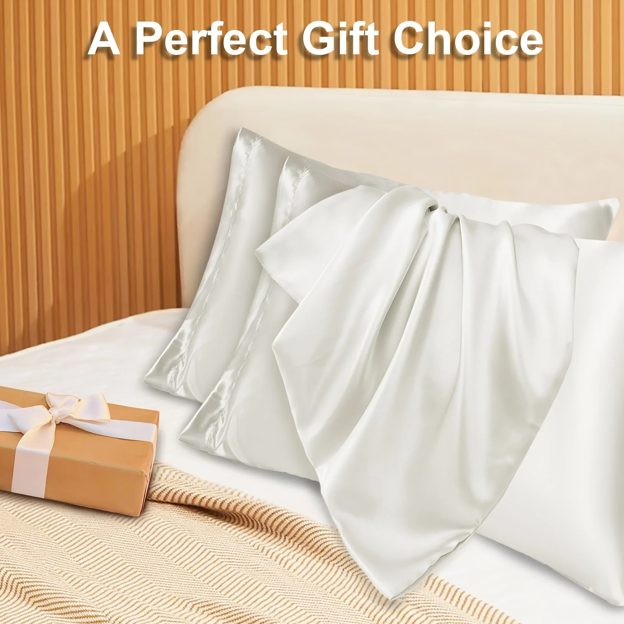 2pcs Luxury Satin Envelope Pil - огляд і ціна Satin Pillowcase Silk