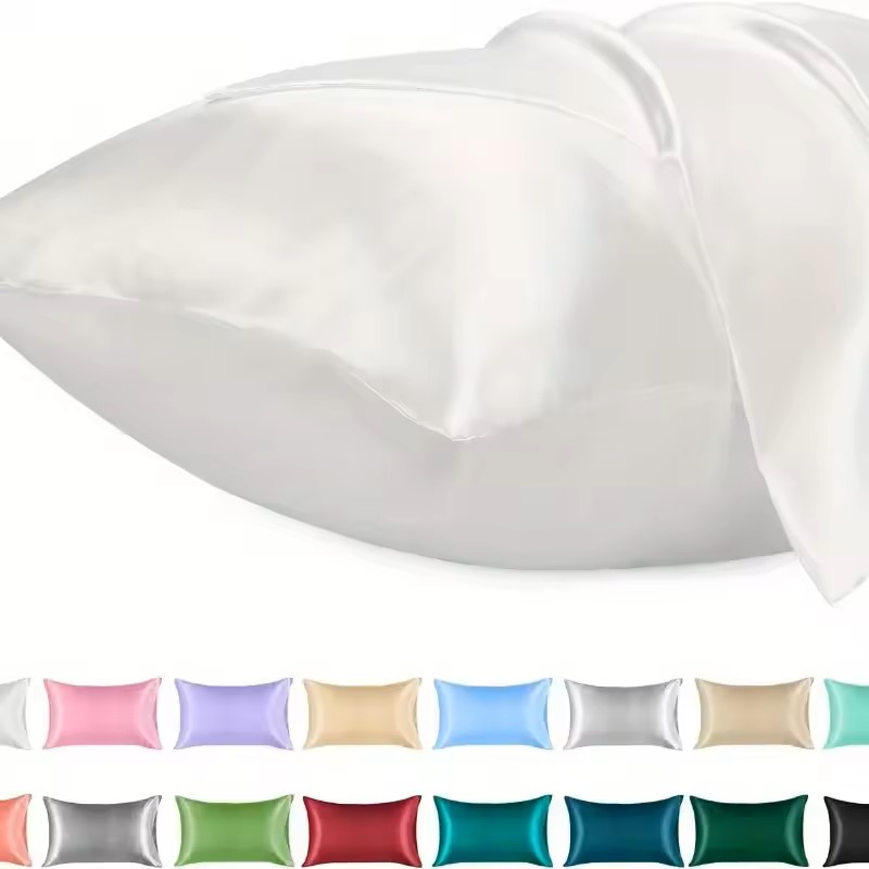 1PC Satin Pillowcase for Hair  - огляд і ціна Satin Pillowcase Silk