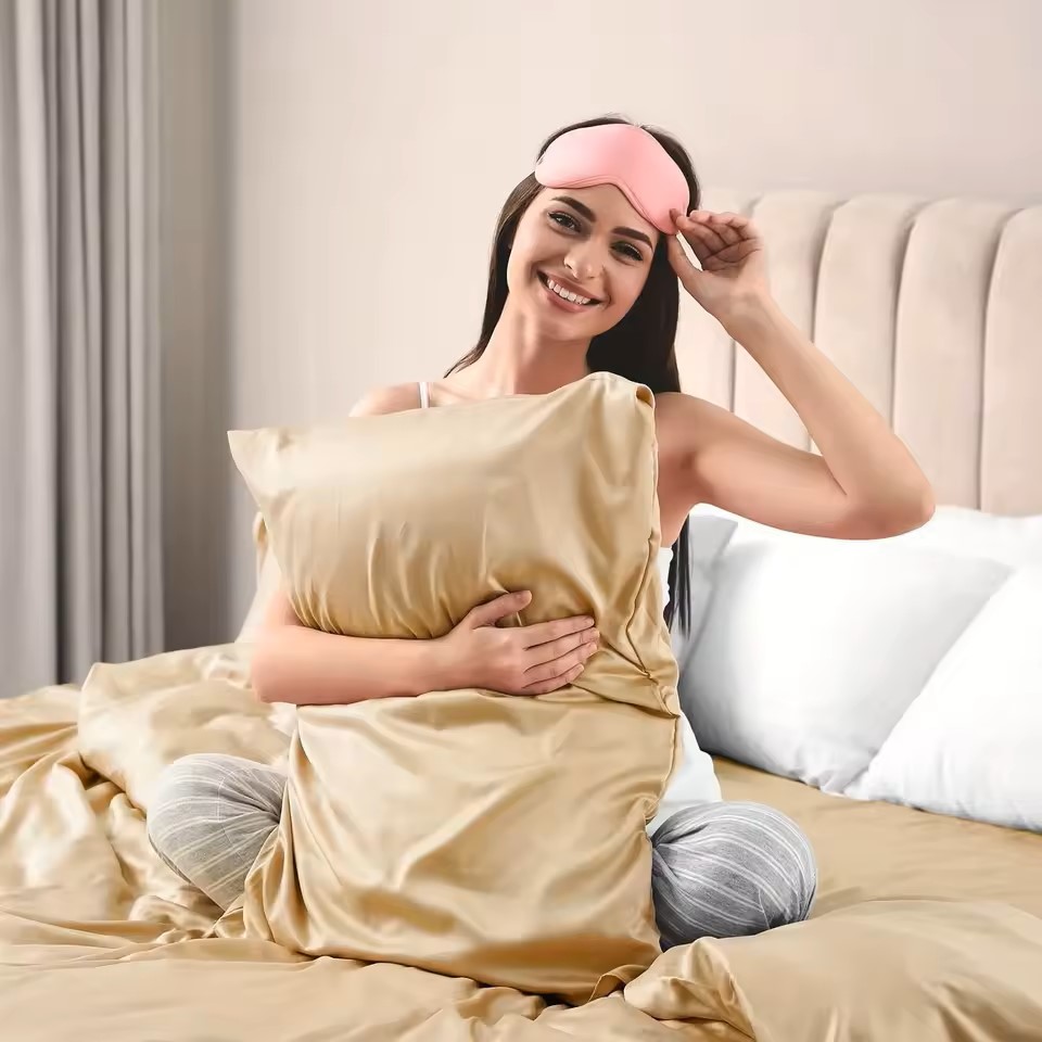 1PC Satin Pillowcase for Hair  - огляд і ціна Satin Pillowcase Silk